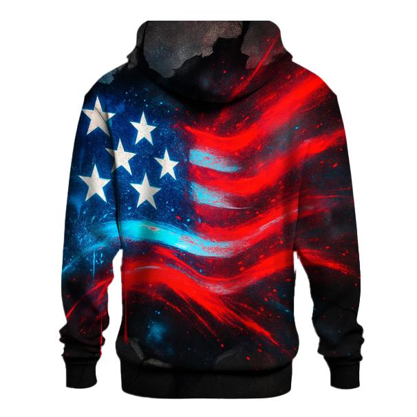 Neon Alley Stars And Stripes Breakthrough embroidered hoodies