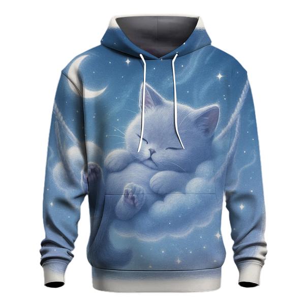 Starlit Cloud Hammock Cat Nap heavyweight hoodies