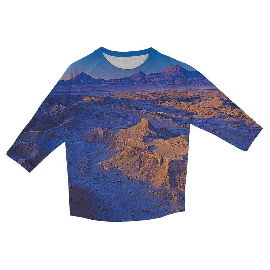 Atacama Desert Valleys San Pedro De Atacama custom 3/4 sleeve shirts