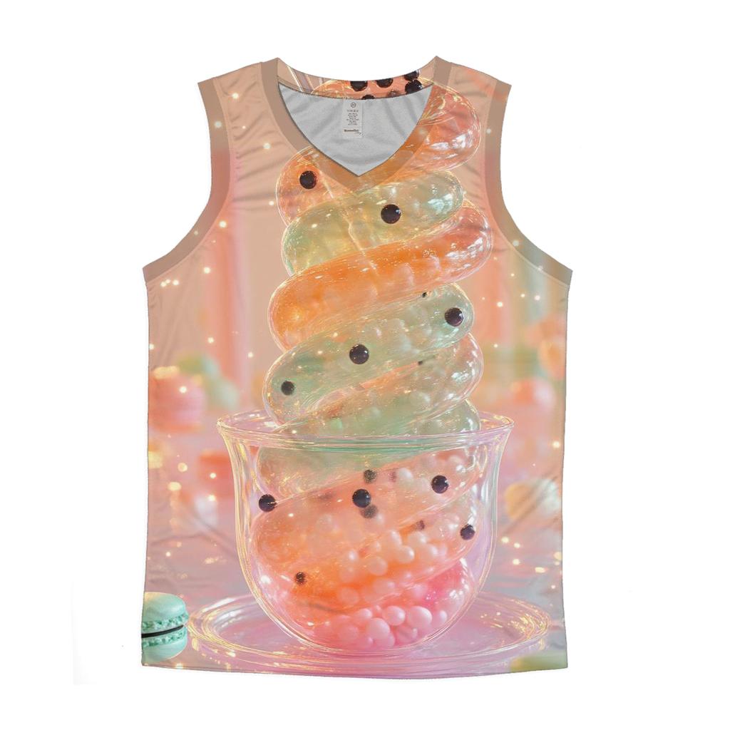 Gummy Bubble Tea Tornado designer workout tanks