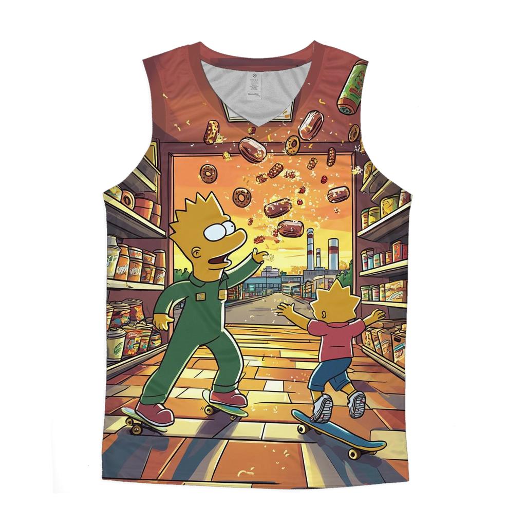 Kwik E Mart Snack Meteor Shower stylish racerback tanks