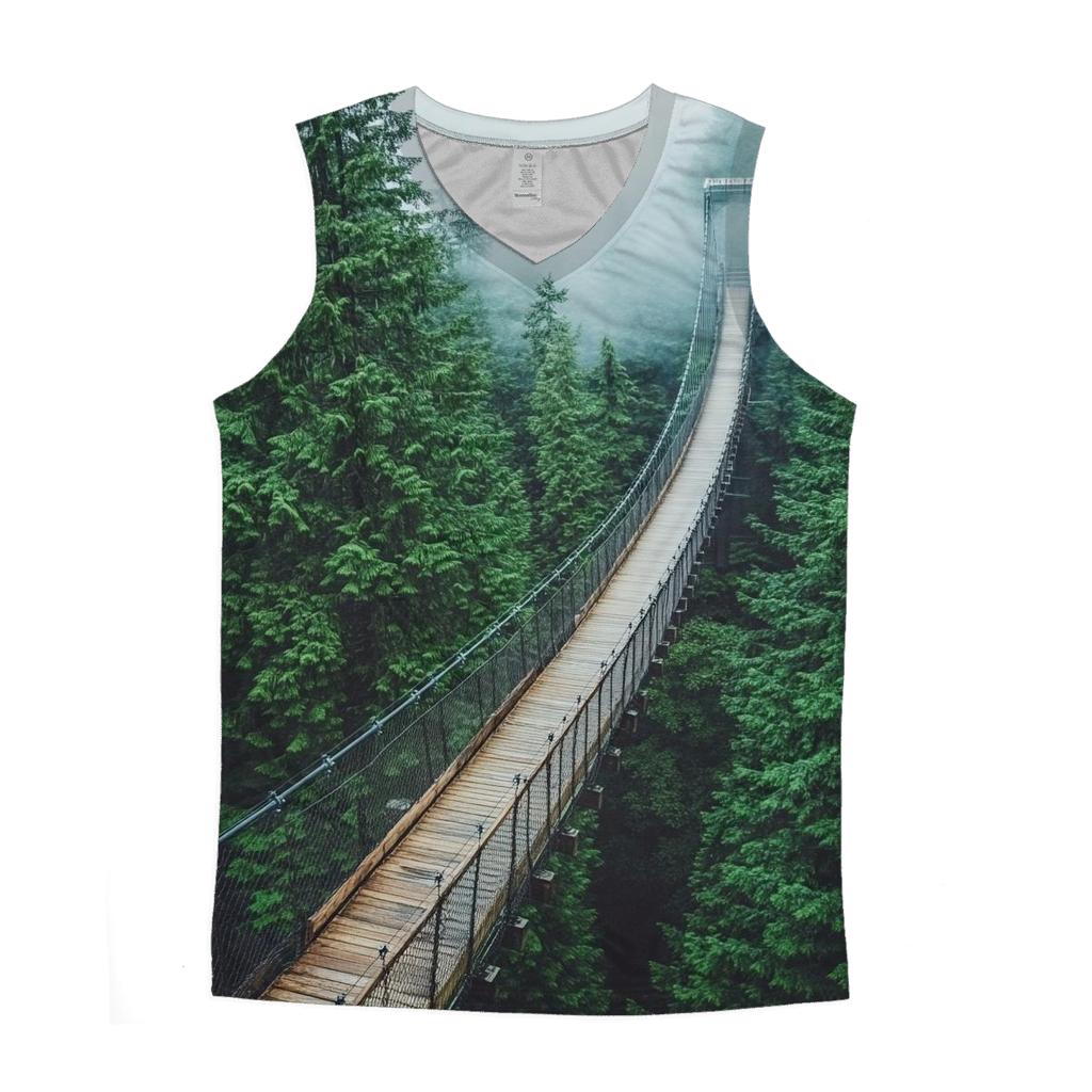 Vancouver Capilano Suspension Bridge Vancouver cotton sleeveless tops