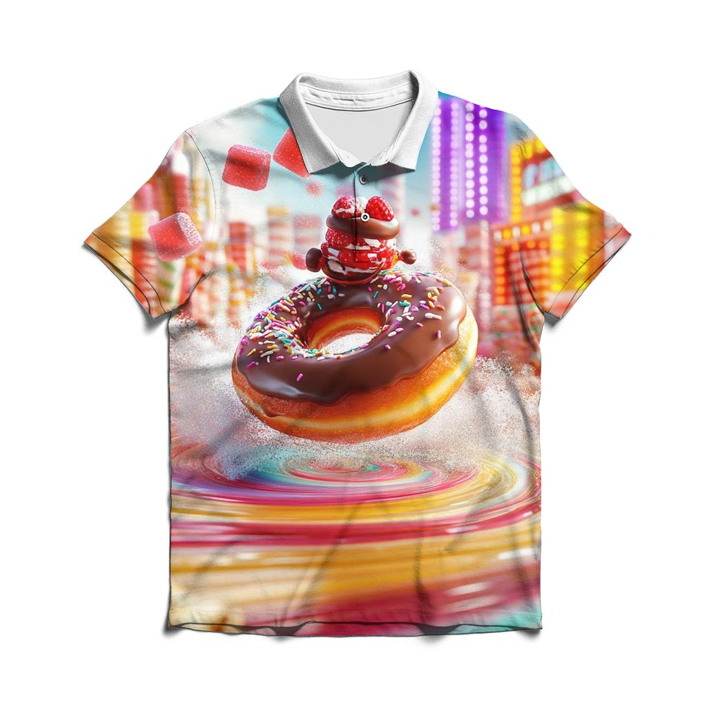 Syrup Slide Candy City designer slim fit polos