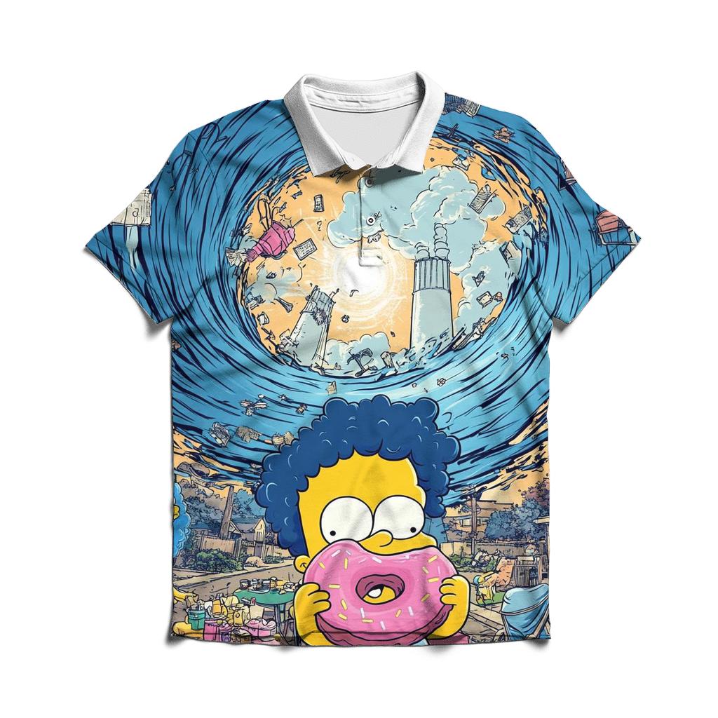 Springfield Yard Sale Vortex embroidered polo tops