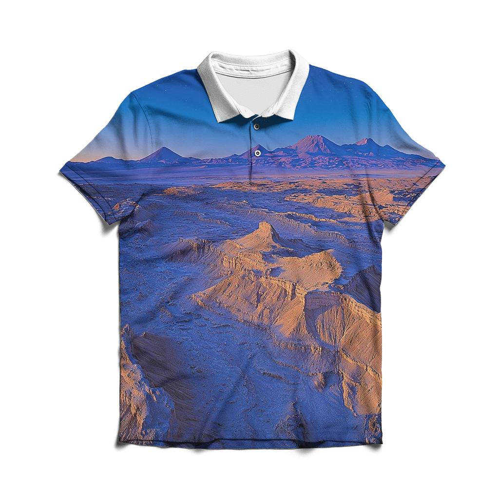 Atacama Desert Valleys San Pedro De Atacama stylish collar polo tees