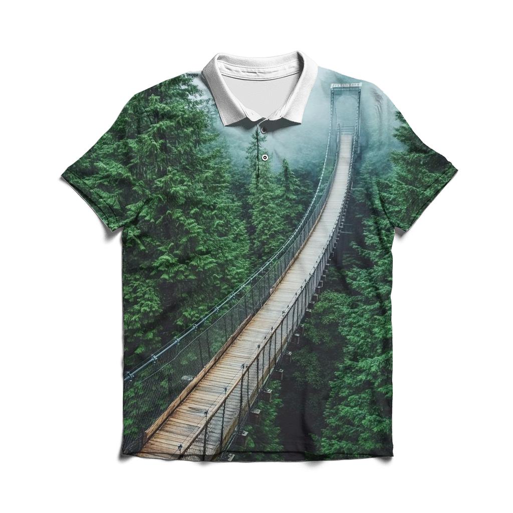 Vancouver Capilano Suspension Bridge Vancouver custom polo shirts