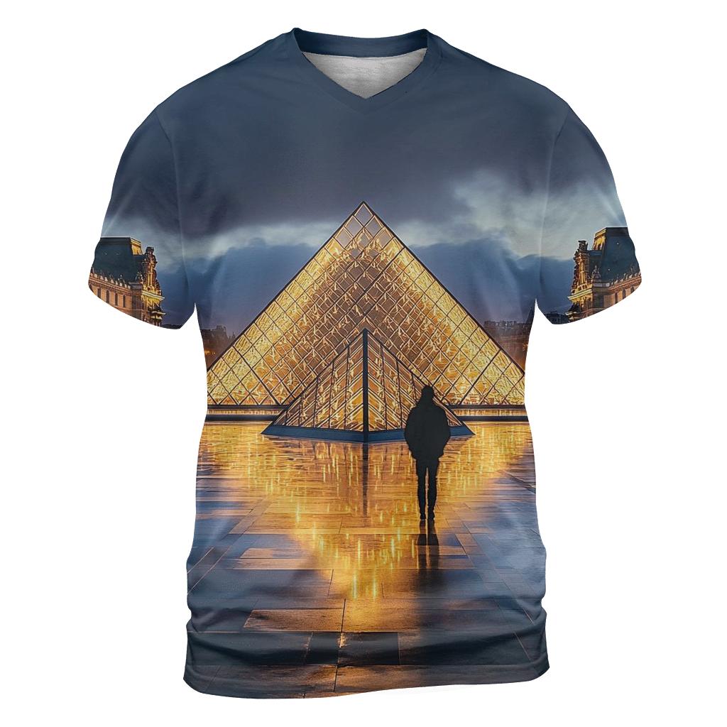 Louvre Museum Paris statement graphic shirts