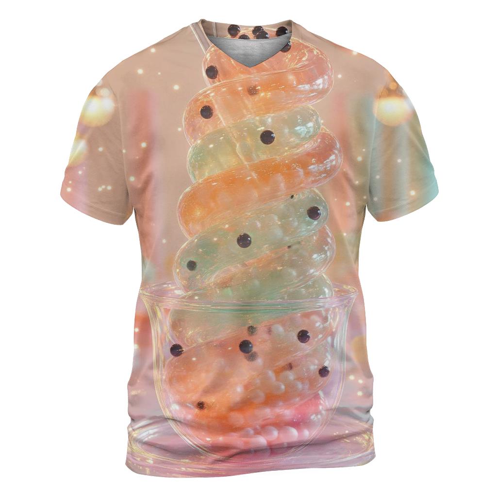 Gummy Bubble Tea Tornado personalized full print shirts