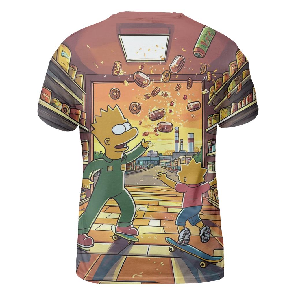 Kwik E Mart Snack Meteor Shower trendy printed shirt styles