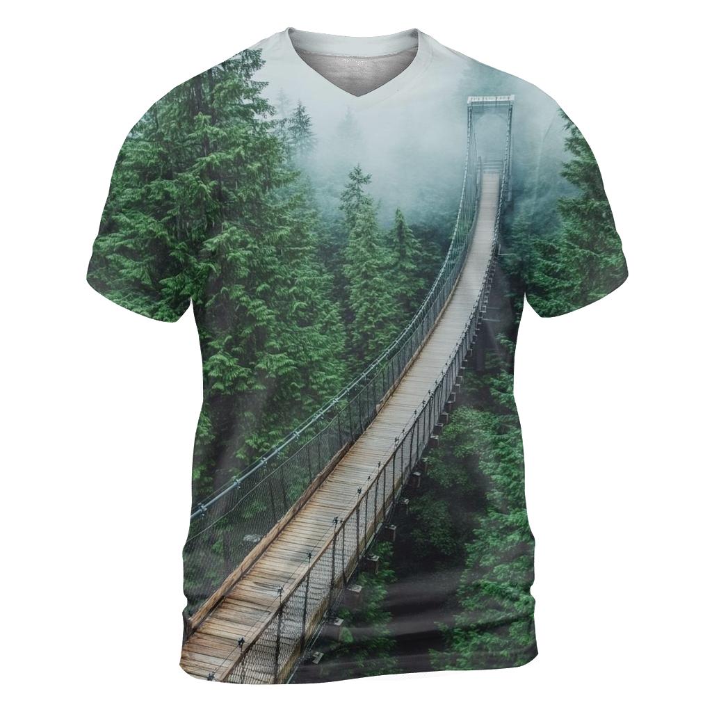 Vancouver Capilano Suspension Bridge Vancouver unique graphic print tees