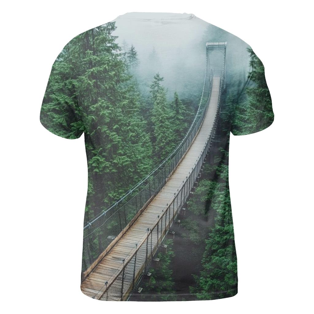 Vancouver Capilano Suspension Bridge Vancouver unique graphic print tees