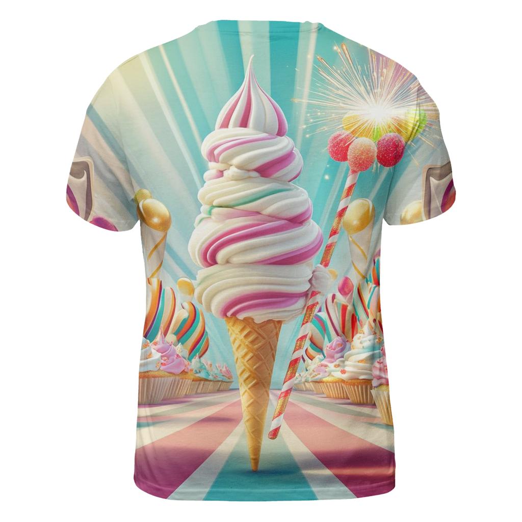 Ice Cream Prism Parade custom all-over print shirts