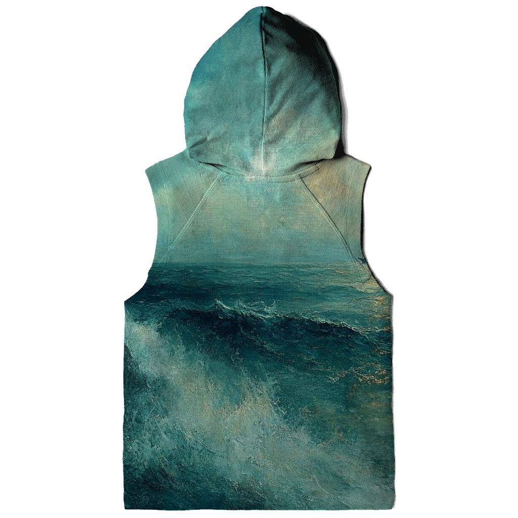 JMW Turner Inspired Aurora Over Stormy Ocean premium hoodies