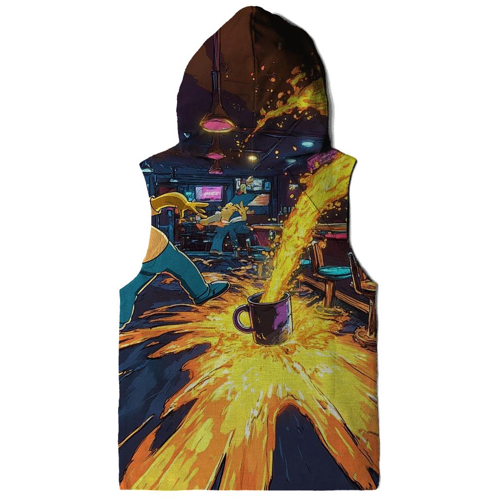 Moes Tavern Neon Spill Dimension lightweight hoodies