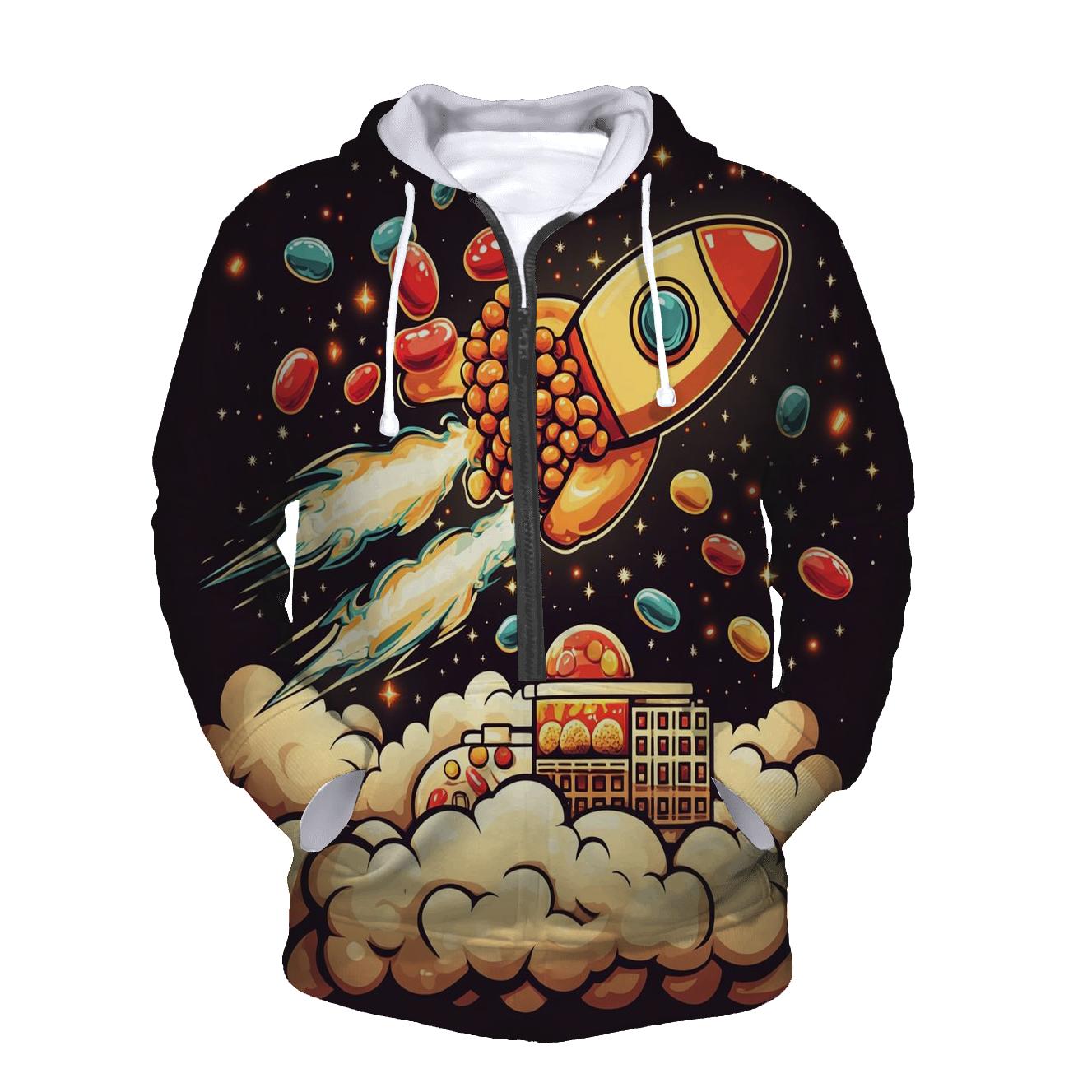 Cereal Mascot Rocket Crunch custom hoodies