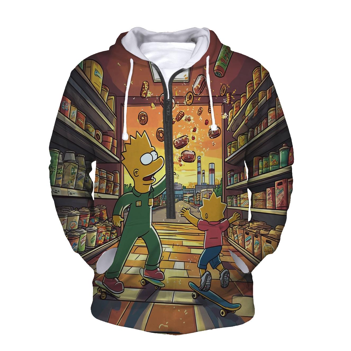 Kwik E Mart Snack Meteor Shower premium hoodies