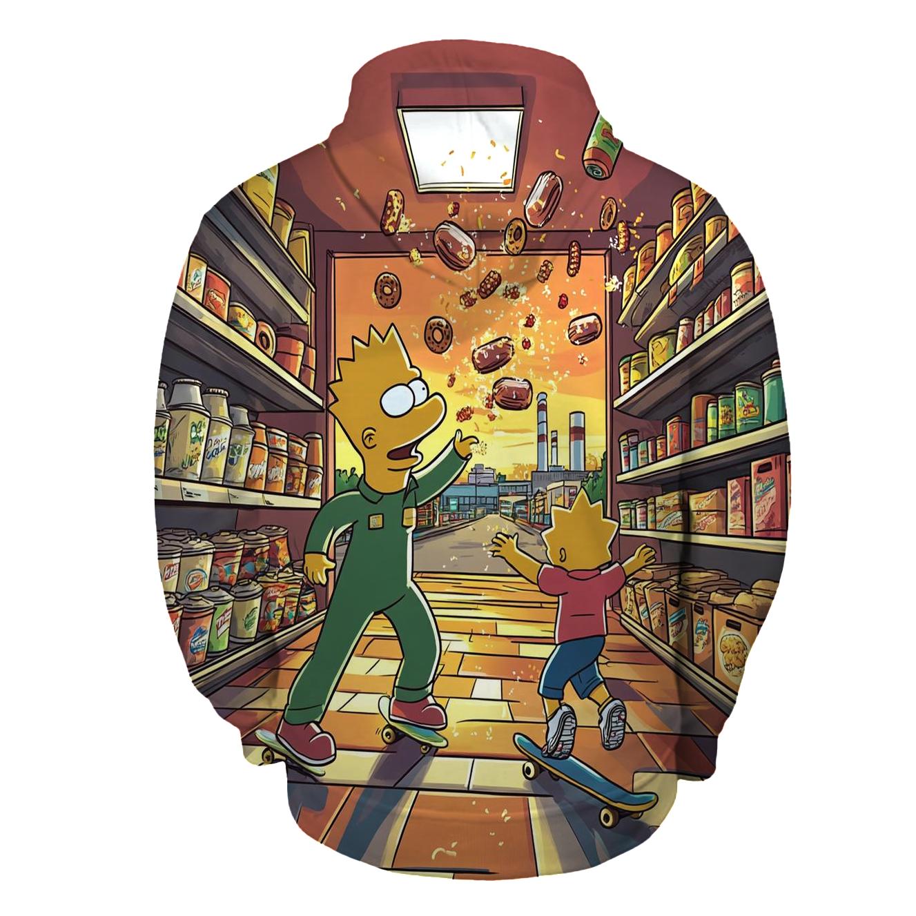 Kwik E Mart Snack Meteor Shower premium hoodies