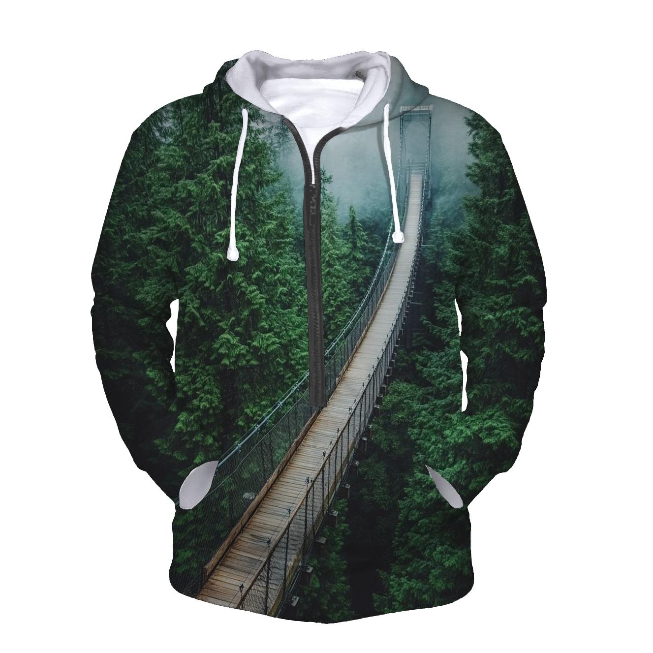 Vancouver Capilano Suspension Bridge Vancouver designer hoodies