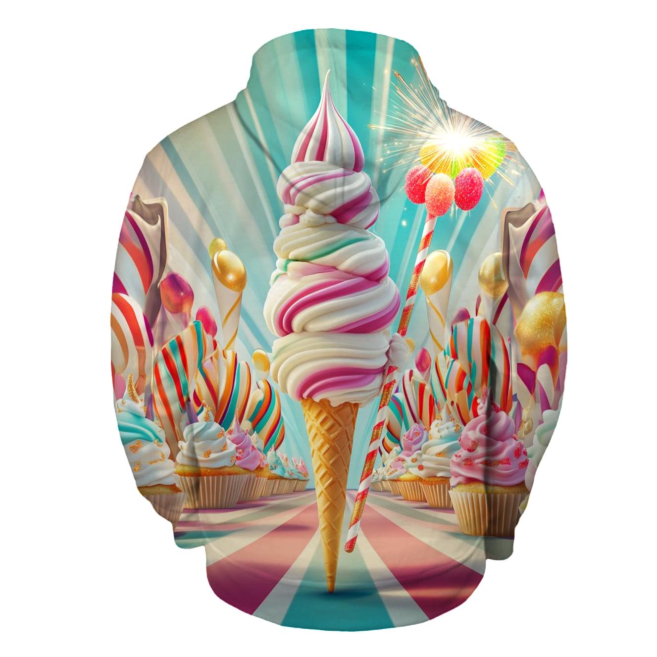 Ice Cream Prism Parade lightweight hoodies