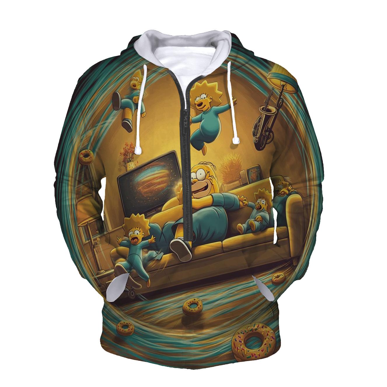 Couch Gag Time Loop Living Room custom hoodies