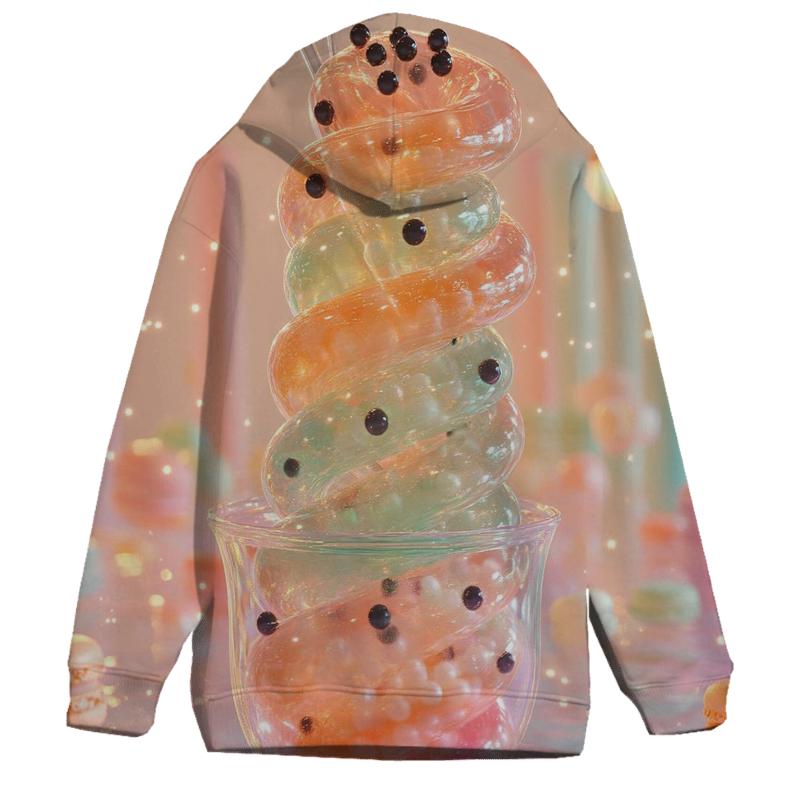 Gummy Bubble Tea Tornado hoodies fashion