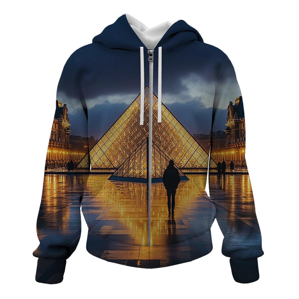 Louvre Museum Paris graphic hoodies