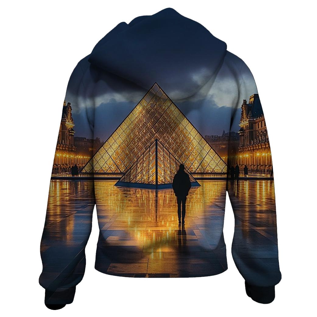Louvre Museum Paris graphic hoodies