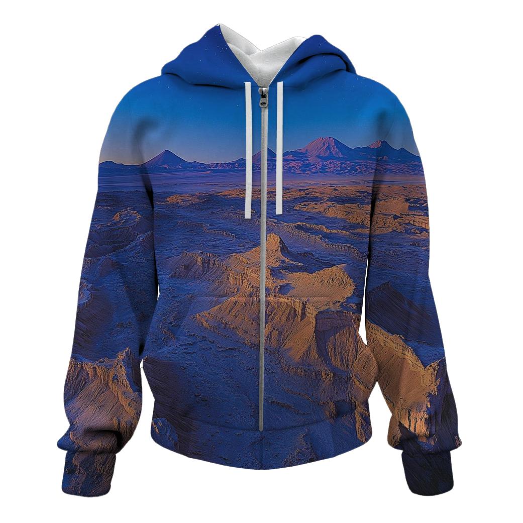 Atacama Desert Valleys San Pedro De Atacama printed hoodies