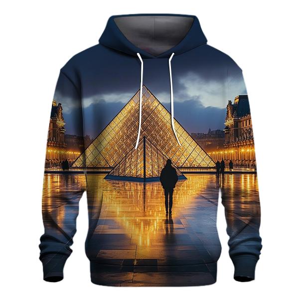 Louvre Museum Paris embroidered hoodies