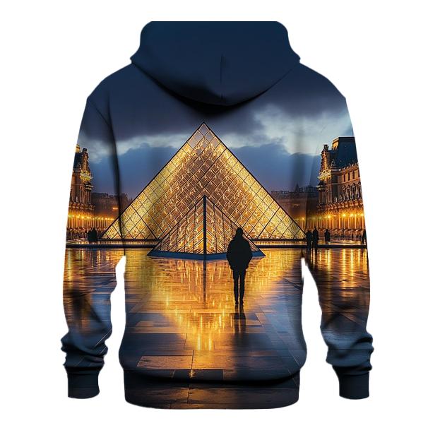 Louvre Museum Paris embroidered hoodies