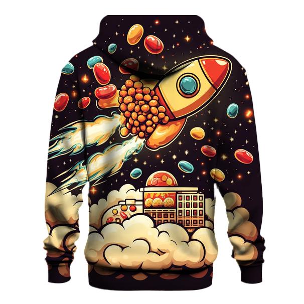Cereal Mascot Rocket Crunch pullover hoodies