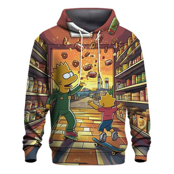 Kwik E Mart Snack Meteor Shower pullover hoodies