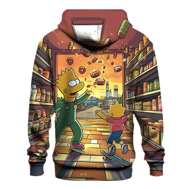 Kwik E Mart Snack Meteor Shower pullover hoodies