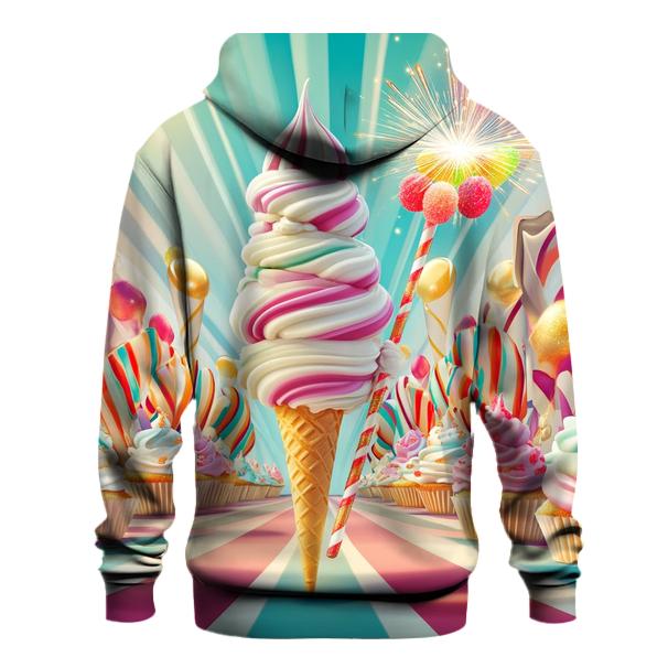 Ice Cream Prism Parade graphic hoodies