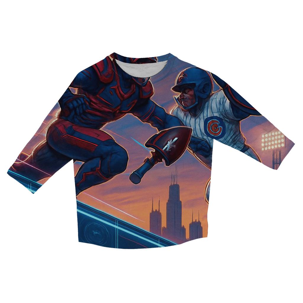 Wrigley Rooftop Skybridge Clash fashion 3/4 sleeve shirts