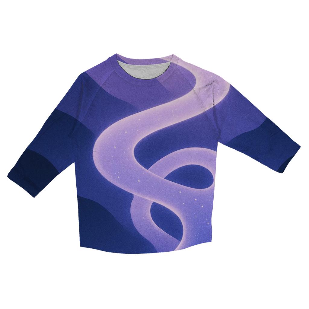 River Of Quiet Stars trendy 3/4 sleeve tops