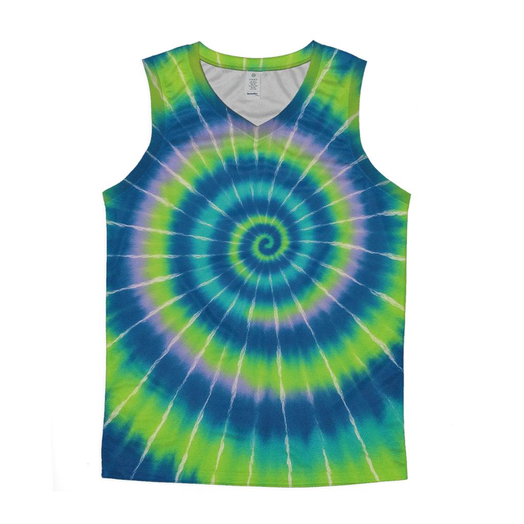 Aurora Spiral Overdye Vortex trendy fitted tank tops