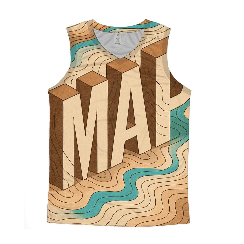 Desert Mirage Type Atlas sports performance tank tops