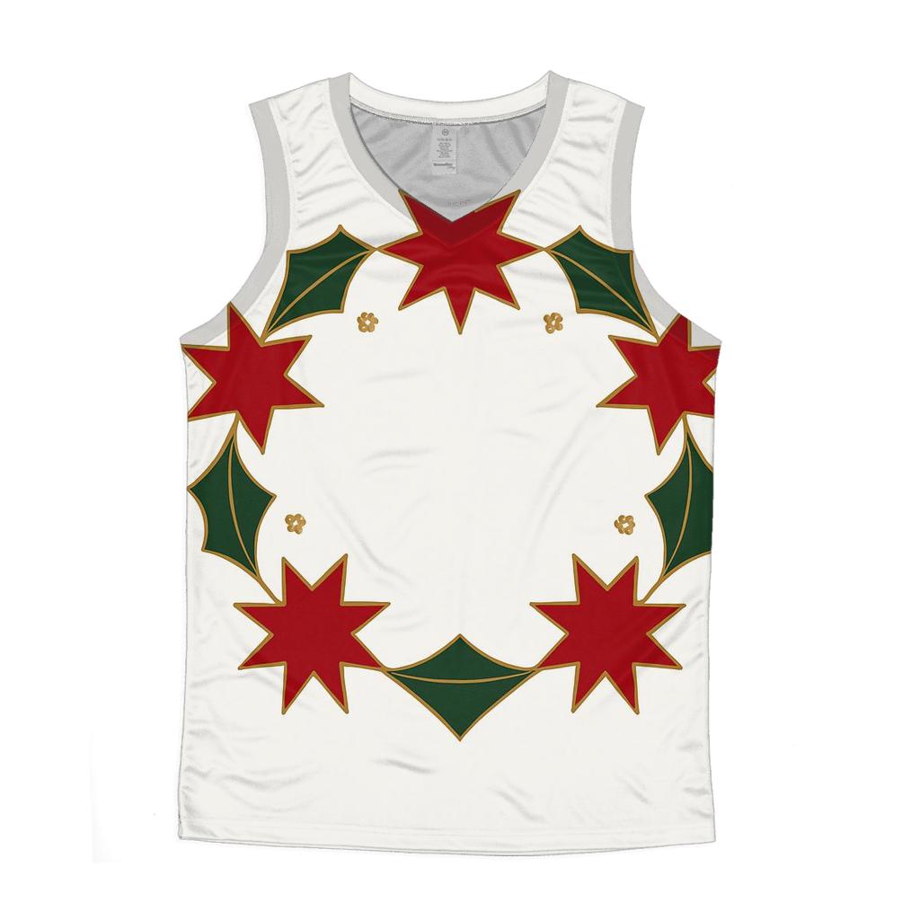 Star Of Bethlehem Geometric Wreath stylish racerback tanks