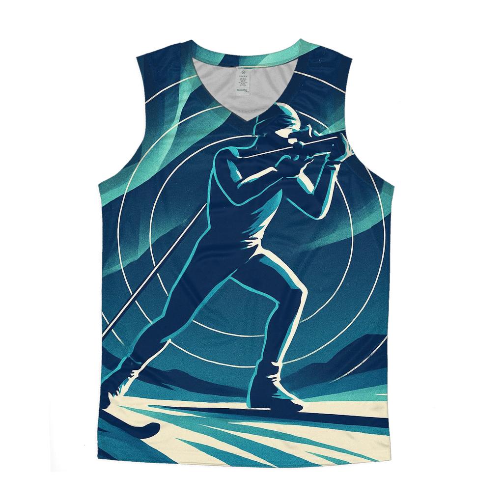 Midnight Biathlon Aurora Sprint custom tank tops
