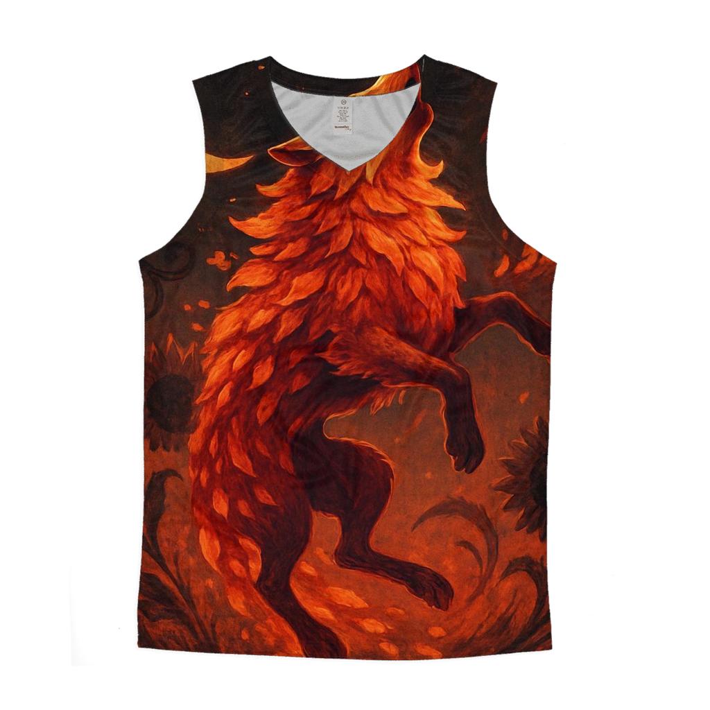 Ember Bloom Moonhowl stylish racerback tanks