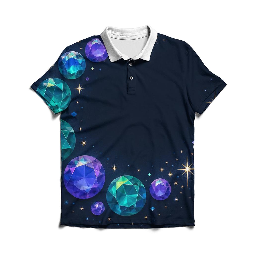 Celestial Gem Arc personalized polo shirts