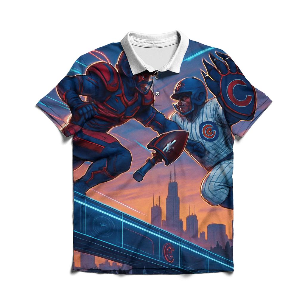 Wrigley Rooftop Skybridge Clash premium cotton polo shirts