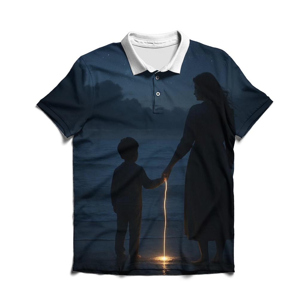 The Heart Anchor A Mothers Love That Holds Through Every Storm designer slim fit polos