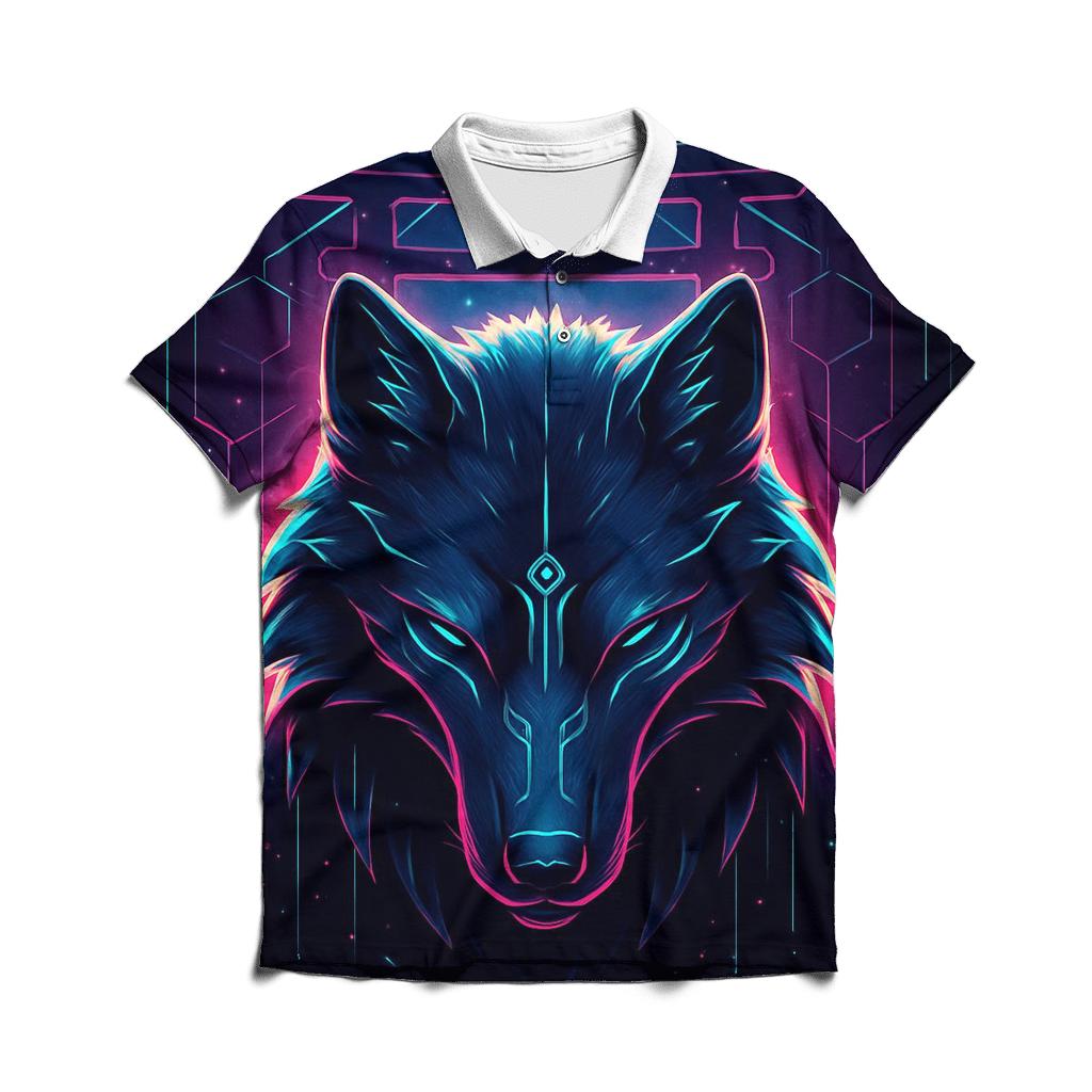 Circuit Shrine Wolf Sentinel classic pique polos