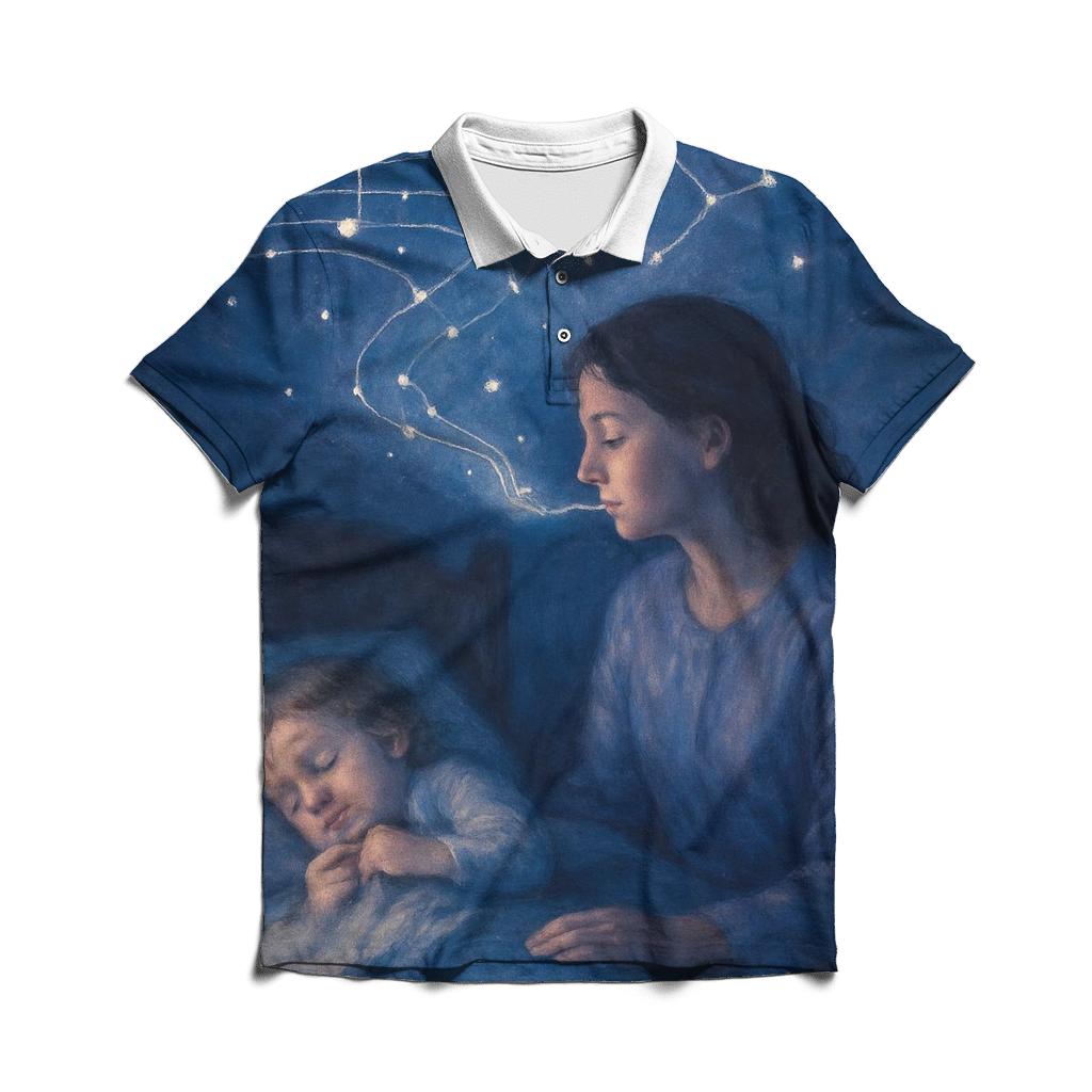 Constellation Lullaby The Map She Draws In The Dark classic pique polos