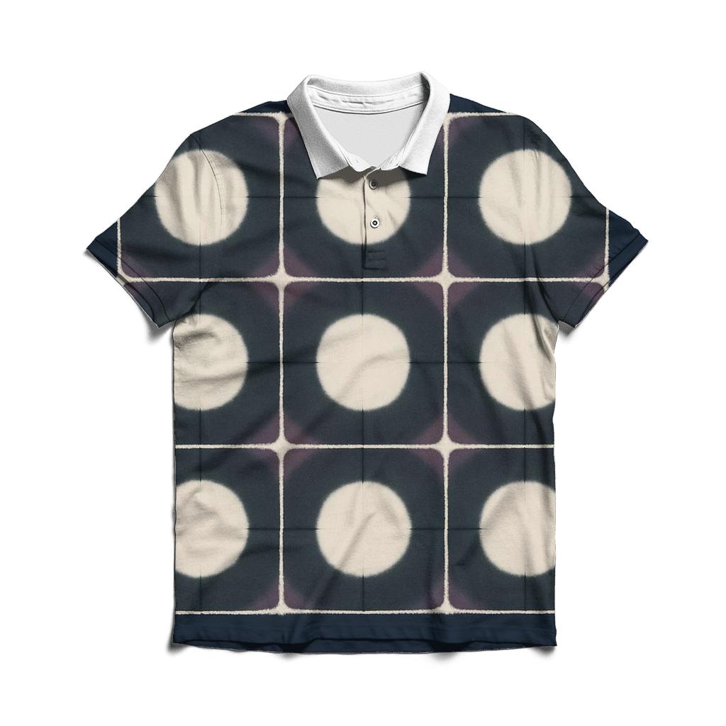 Itajime Eclipse Window Grid stylish collar polo tees