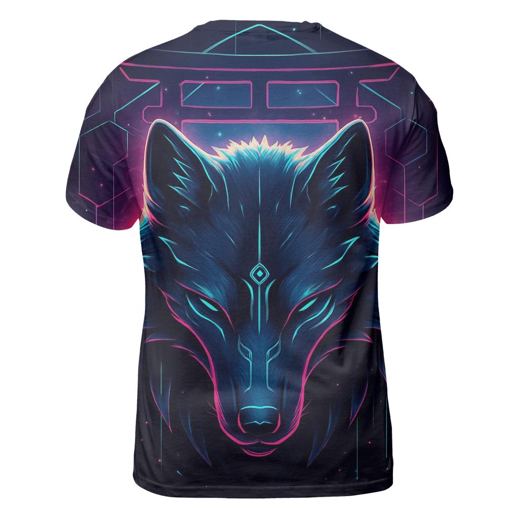Circuit Shrine Wolf Sentinel unique graphic print tees
