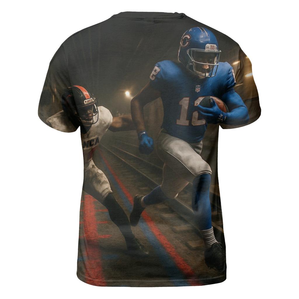 Underground Transit Tunnel Goal Line Duel trendy printed shirt styles
