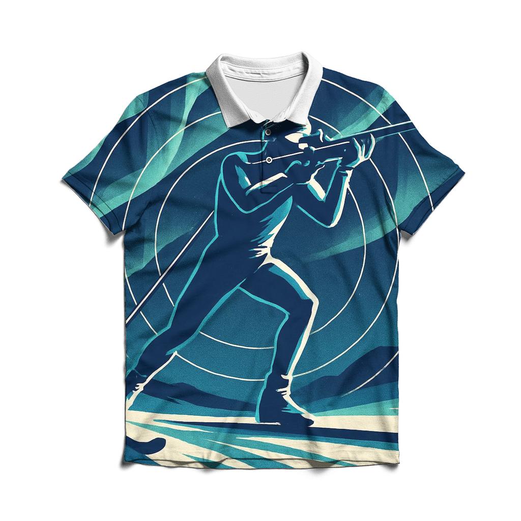 Midnight Biathlon Aurora Sprint stylish collar polo tees